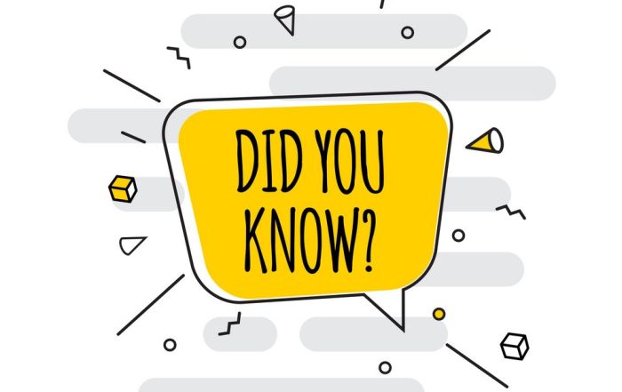 Interesting Fact Background. Did you know question. Vector Illustration